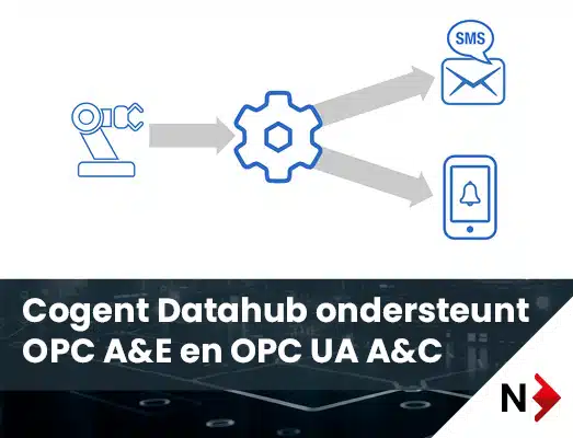 Cogent Datahub ondersteunt OPC Alarms en Events